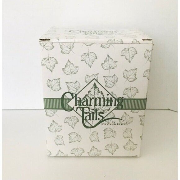 Sleepy Head Fitz & Floyd Charming Tails Mouse Teddy Bear #89/113 Figurine & Box - Picture 6 of 10